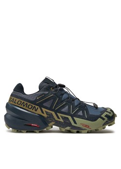 Salomon Buty do biegania Speedcross 6 Gore-Tex L47465500 Granatowy ze sklepu MODIVO w kategorii Buty sportowe męskie - zdjęcie 181171958