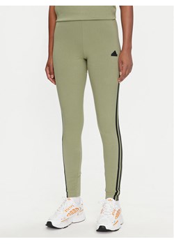 adidas Legginsy Future Icons 3-Stripes IW5291 Zielony Slim Fit - id: 0000303984861 - marki adidas - 181172058 adidas Legginsy Future Icons 3-Stripes IW5291 Zielony Slim Fit ze sklepu MODIVO w kategorii Spodnie damskie - zdjęcie 181172058