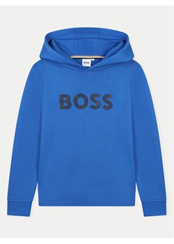 Boss Bluza J51189 D Niebieski Regular Fit ze sklepu MODIVO w kategorii Bluzy chłopięce - zdjęcie 181172089