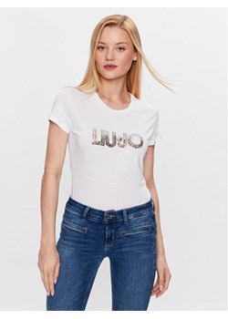Liu Jo T-Shirt WF3085 J6308 Biały Regular Fit ze sklepu MODIVO w kategorii Bluzki damskie - zdjęcie 181172095
