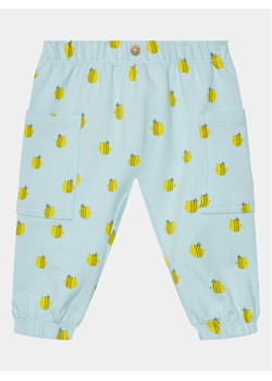 United Colors Of Benetton Spodnie dresowe 3VHBAF01P Niebieski Regular Fit ze sklepu MODIVO w kategorii Spodnie i półśpiochy - zdjęcie 181172126