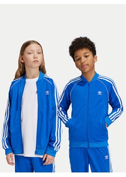 adidas Bluza adicolor IY1583 Niebieski Regular Fit ze sklepu MODIVO w kategorii Bluzy chłopięce - zdjęcie 181172159