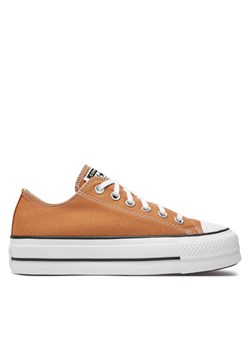 Converse Trampki Chuck Taylor All Star Lift Platform Ox A11540C Pomarańczowy ze sklepu MODIVO w kategorii Trampki damskie - zdjęcie 181172196