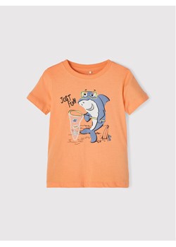 NAME IT T-Shirt Fritz Ss 13200922 Pomarańczowy Regular Fit ze sklepu MODIVO w kategorii Koszulki niemowlęce - zdjęcie 181172266