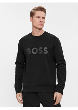 Boss Bluza Salbo 50506119 Czarny Regular Fit ze sklepu MODIVO w kategorii Bluzy męskie - zdjęcie 181172287