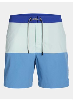 Jack&Jones Junior Szorty kąpielowe Jpstcapri 12253773 Niebieski Regular Fit ze sklepu MODIVO w kategorii Kąpielówki chłopięce - zdjęcie 181172296