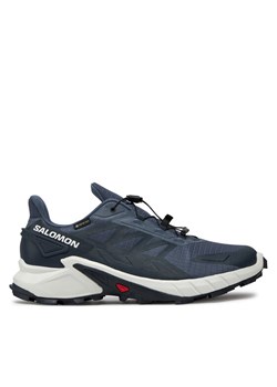 Salomon Buty do biegania Supercross 4 Gore-Tex L47462300 Granatowy ze sklepu MODIVO w kategorii Buty sportowe męskie - zdjęcie 181172325