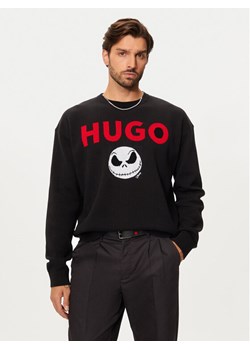 Hugo Sweter Selm 50528298 Czarny Regular Fit ze sklepu MODIVO w kategorii Swetry męskie - zdjęcie 181172345