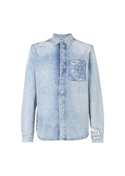 Tommy Jeans Koszula jeansowa DM0DM21362 Niebieski Regular Fit - id: 0000304664441 - marki Tommy Jeans - 181172385 Tommy Jeans Koszula jeansowa DM0DM21362 Niebieski Regular Fit ze sklepu MODIVO w kategorii Koszule męskie - zdjęcie 181172385