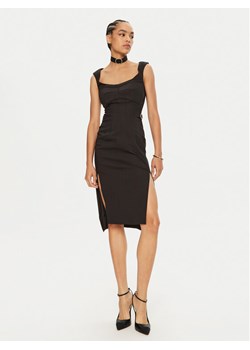 Babylon Sukienka koktajlowa E00717 Czarny Slim Fit ze sklepu MODIVO w kategorii Sukienki - zdjęcie 181172418