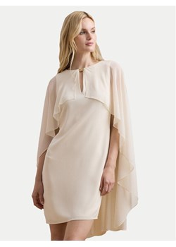 LAUREN RALPH LAUREN Sukienka koktajlowa 253957566 Écru Regular Fit ze sklepu MODIVO w kategorii Sukienki - zdjęcie 181172606