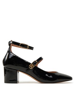 Tommy Hilfiger Czółenka Pump Double Strap Patent Leather FW0FW08566 Czarny ze sklepu MODIVO w kategorii Czółenka - zdjęcie 181172656