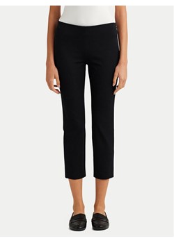 LAUREN RALPH LAUREN Spodnie materiałowe Skinny Fit Streç Pantolon 200687713003 Czarny Regular Fit ze sklepu MODIVO w kategorii Spodnie damskie - zdjęcie 181172675