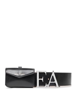 Emporio Armani Pasek Damski Y3I317 Y389E 80001 Czarny ze sklepu MODIVO w kategorii Paski damskie - zdjęcie 181172947