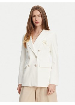 Marella Marynarka Baiocco 2513911024 Biały Slim Fit ze sklepu MODIVO w kategorii Marynarki damskie - zdjęcie 181173048