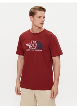 The North Face T-Shirt Rust 2 NF0A87NW Czerwony Regular Fit ze sklepu MODIVO w kategorii T-shirty męskie - zdjęcie 181173125