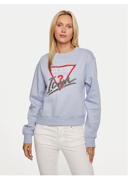 Guess Bluza W4YQ25 KB681 Różowy Regular Fit ze sklepu MODIVO w kategorii Bluzy damskie - zdjęcie 181173166