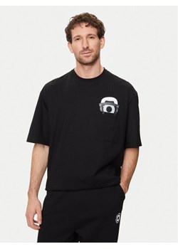 KARL LAGERFELD T-Shirt 755099 542270 Czarny Regular Fit ze sklepu MODIVO w kategorii T-shirty męskie - zdjęcie 181173257