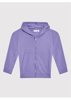 NAME IT Bluza 13197666 Fioletowy Regular Fit ze sklepu MODIVO w kategorii Bluzy dziewczęce - zdjęcie 181173356