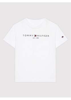 Tommy Hilfiger T-Shirt Baby Essential KN0KN01487 Biały Regular Fit ze sklepu MODIVO w kategorii Koszulki niemowlęce - zdjęcie 181173409