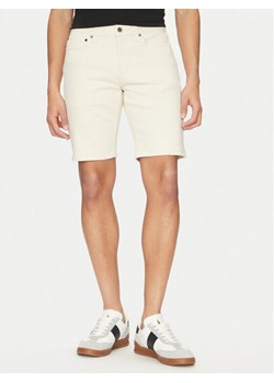 Calvin Klein Szorty jeansowe K10K114078 Écru Slim Fit ze sklepu MODIVO w kategorii Spodenki męskie - zdjęcie 181173456