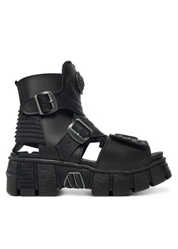 NEW ROCK Sandały M-BIOS106-V2 Czarny ze sklepu MODIVO w kategorii Sandały damskie - zdjęcie 181173467