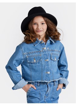 Coccodrillo Kurtka jeansowa WC4152301JCG Niebieski Regular Fit ze sklepu MODIVO w kategorii Kurtki dziewczęce - zdjęcie 181173555