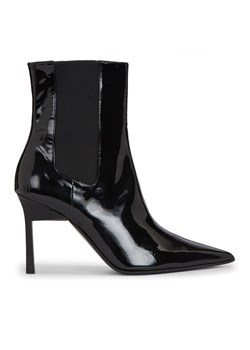 Calvin Klein Botki Geo Stiletto Chelsea Boot 90-Pat HW0HW01809 Czarny ze sklepu MODIVO w kategorii Botki - zdjęcie 181173617