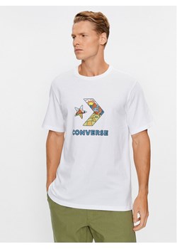 Converse T-Shirt Star Chevron Block Infill Ss Tee 10025280-A02 Biały Regular Fit ze sklepu MODIVO w kategorii T-shirty męskie - zdjęcie 181173619