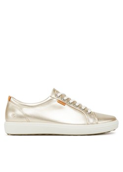 ECCO Sneakersy Soft 7 43000361160 Złoty ze sklepu MODIVO w kategorii Buty sportowe damskie - zdjęcie 181173706