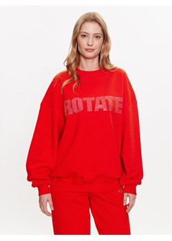 ROTATE Bluza Irisa 7001871030 Czerwony Regular Fit ze sklepu MODIVO w kategorii Bluzy damskie - zdjęcie 181173747