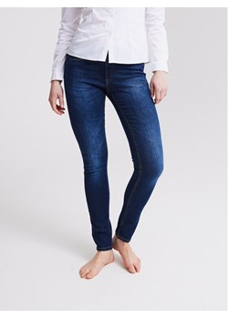 ICHI Jeansy 102011 Niebieski Skinny Fit ze sklepu MODIVO w kategorii Jeansy damskie - zdjęcie 181173766