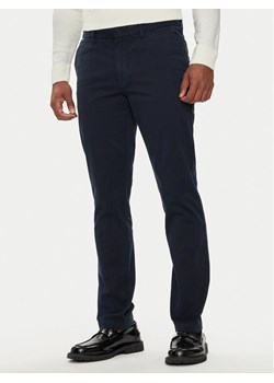 Boss Chinosy Kaito1 50487966 Granatowy Slim Fit ze sklepu MODIVO w kategorii Spodnie męskie - zdjęcie 181173808