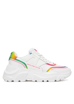 Versace Jeans Couture Sneakersy 78VA3SC4 Biały ze sklepu MODIVO w kategorii Buty sportowe damskie - zdjęcie 181173846