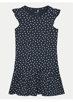NAME IT Sukienka codzienna Vida 13214406 Granatowy Regular Fit ze sklepu MODIVO w kategorii Sukienki dziewczęce - zdjęcie 181173897