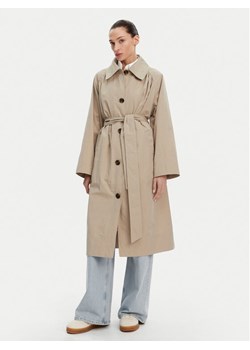 Barbour Trencz LSP0212SN11 Beżowy Regular Fit ze sklepu MODIVO w kategorii Płaszcze damskie - zdjęcie 181173978