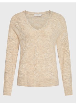 Cream Sweter Cabin 10610399 Beżowy Regular Fit ze sklepu MODIVO w kategorii Swetry damskie - zdjęcie 181174135