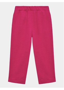 United Colors Of Benetton Spodnie dresowe 3J68CF03Z Różowy Straight Fit ze sklepu MODIVO w kategorii Spodnie dziewczęce - zdjęcie 181174276