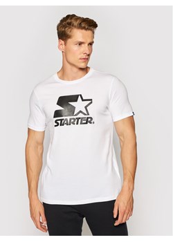 Starter T-Shirt SMG-008-BD Biały Regular Fit ze sklepu MODIVO w kategorii T-shirty męskie - zdjęcie 181174277