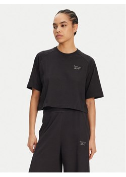 Reebok T-Shirt 100214092 139-18-00 Czarny Regular Fit ze sklepu MODIVO w kategorii Bluzki damskie - zdjęcie 181174429