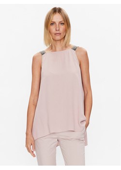 Fabiana Filippi Top TPD273W308 Różowy Regular Fit ze sklepu MODIVO w kategorii Bluzki damskie - zdjęcie 181174489