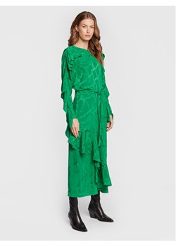 Zadig&Voltaire Sukienka codzienna Ritana WWDR01167 Zielony Regular Fit ze sklepu MODIVO w kategorii Sukienki - zdjęcie 181174545