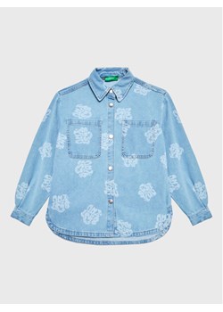 United Colors Of Benetton Koszula jeansowa 5VUGCQ01C Błękitny Oversize ze sklepu MODIVO w kategorii Koszule chłopięce - zdjęcie 181174608