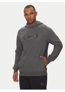 Reebok Bluza 100214853 Szary Regular Fit ze sklepu MODIVO w kategorii Bluzy męskie - zdjęcie 181174625