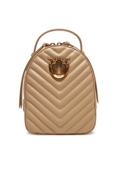 PINKO Plecak Love Click Mini Backpack PE 25 PLTT 103614 A1J2 Beżowy - id: 8057769828422 - marki Pinko - 181174668 PINKO Plecak Love Click Mini Backpack PE 25 PLTT 103614 A1J2 Beżowy ze sklepu MODIVO w kategorii Plecaki - zdjęcie 181174668