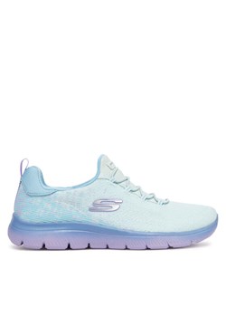 Skechers Sneakersy Summits-Morning Glow 150269/LBLV Niebieski ze sklepu MODIVO w kategorii Buty sportowe damskie - zdjęcie 181174745