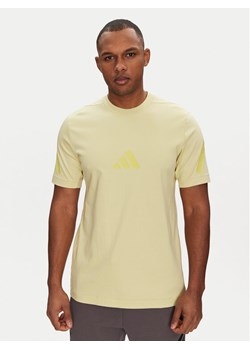 adidas T-Shirt Z.N.E. JD5981 Żółty Regular Fit ze sklepu MODIVO w kategorii T-shirty męskie - zdjęcie 181174885