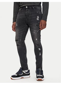 Brave Soul Jeansy MJN-CAPSERDIST Szary Slim Fit ze sklepu MODIVO w kategorii Jeansy męskie - zdjęcie 181174897