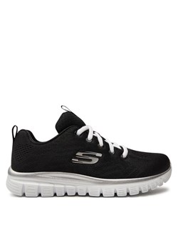 Skechers Sneakersy Get Connected 12615/BKW Czarny ze sklepu MODIVO w kategorii Buty sportowe damskie - zdjęcie 181174906