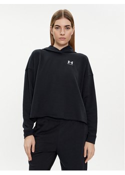Under Armour Bluza Ua Rival Terry Os Hoodie 1382736-001 Czarny Loose Fit ze sklepu MODIVO w kategorii Bluzy damskie - zdjęcie 181174928
